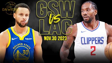 Golden State Warriors vs LA Clippers Dec 14, 2023 Game Summary.